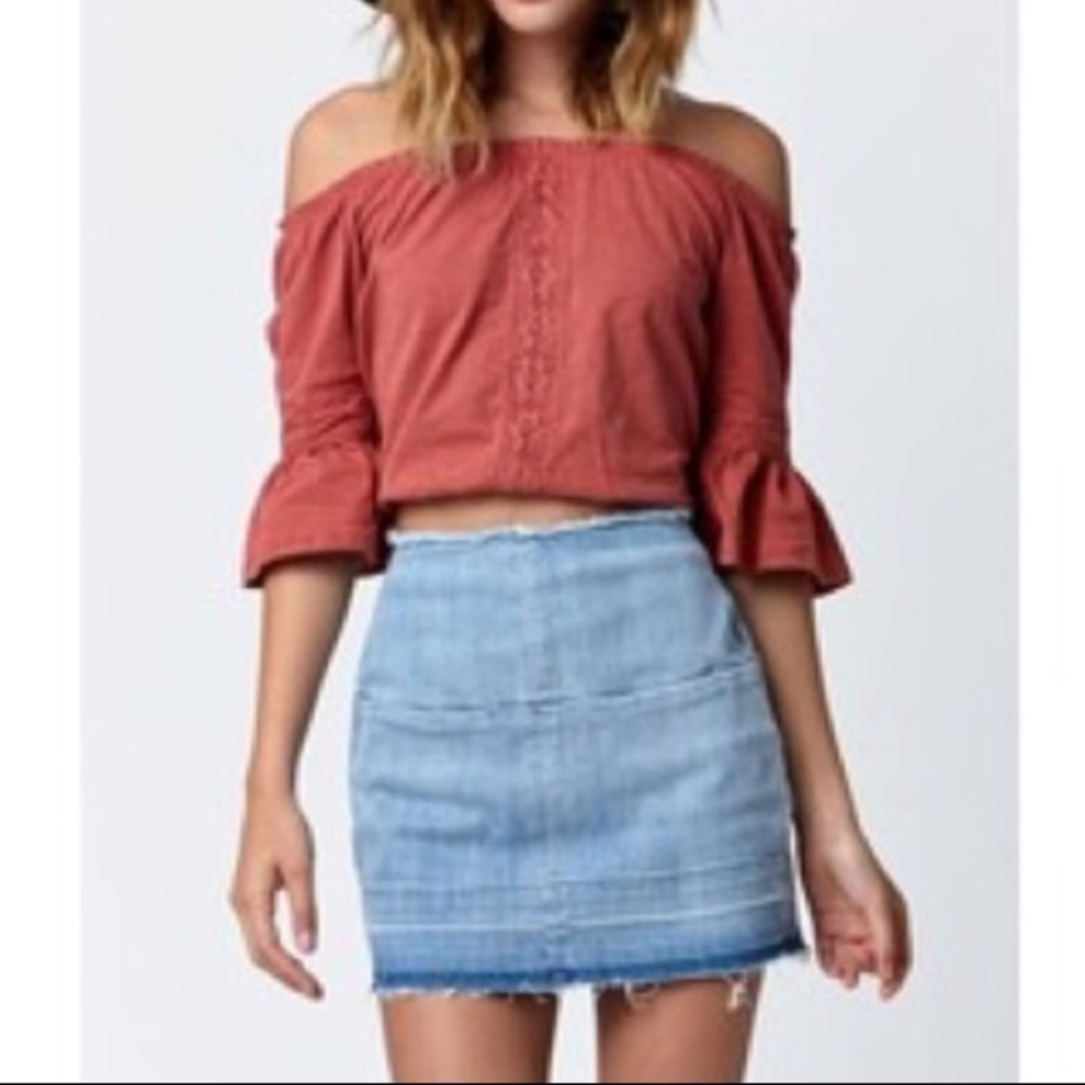 Bullhead Denim Skirt